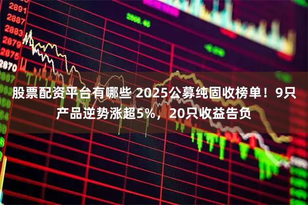 股票配资平台有哪些 2025公募纯固收榜单！9只产品逆势涨超5%，20只收益告负